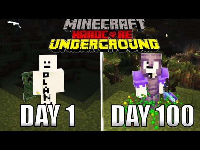 I Survived 100 Days In A Cave In Minecraft Hardcore Mode And Here’s What Happened...