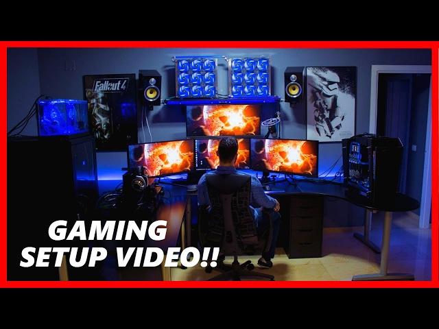 My Gaming Setup Tour OFFICIAL Setup Video 2016!