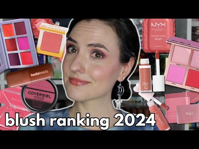 Ranking every blush I tried in 2024 | Best & Worst Blushes of the Year!