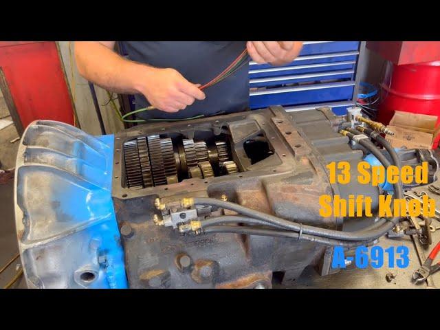 How to hook up a 13 speed knob and preform a bench test see the synchronizer and splitter actuation