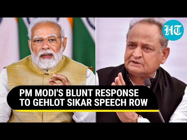 'Gehlot's Leg Is...': PM Modi Strikes Back At Rajasthan CM Amid Sikar Speech Cancelled Row | Watch