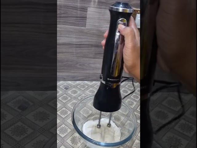 West Point Hand Blender: How To Whip Cream With A Hand Blender