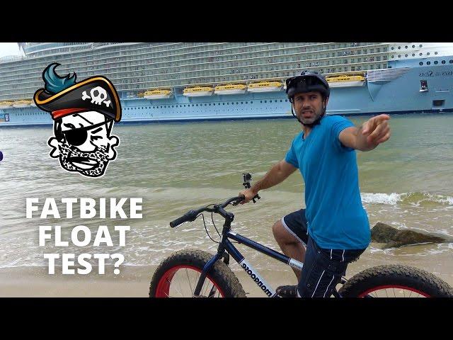 Fat Biking the wake of a cruise ship