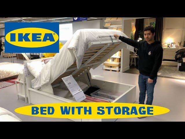 IKEA MALM Pull-up Storage Bed Frame (Bed with Storage)