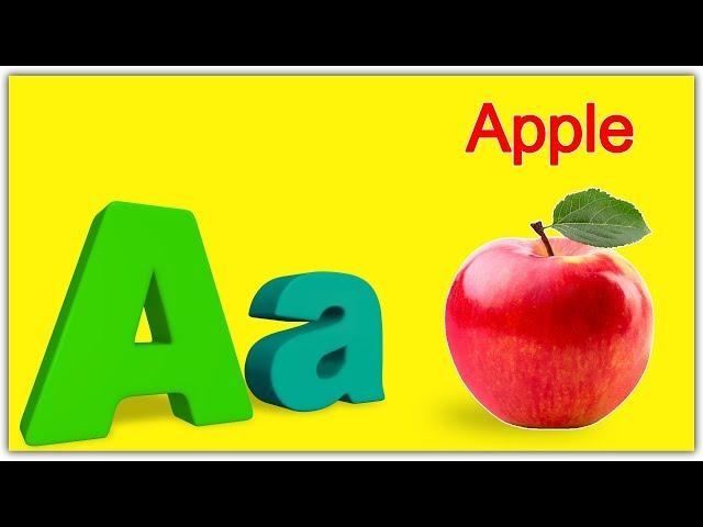 A For Apple | ABC Song | Nursery Rhymes | Poems For Kids