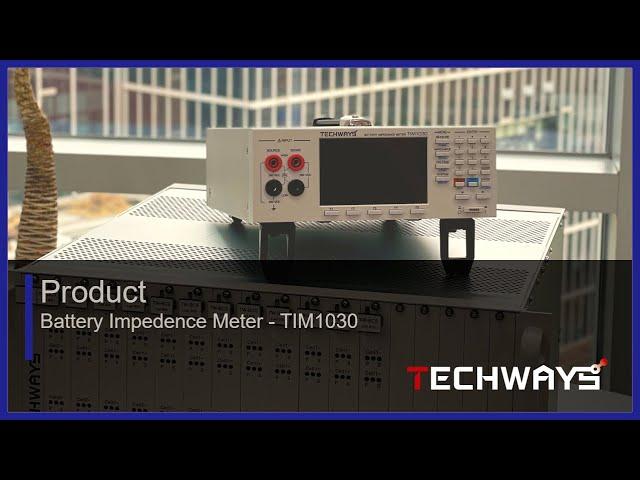 TECHWAYS - 배터리 임피던스 측정기 TIM1030 소개 영상