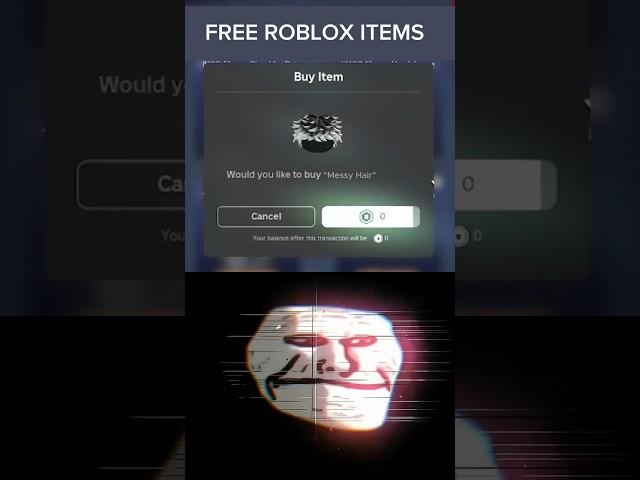 ROBLOX FREE MESSY HAIR  SECURE THE FREE ITEM #roblox #freeitems #robloxpromocodes