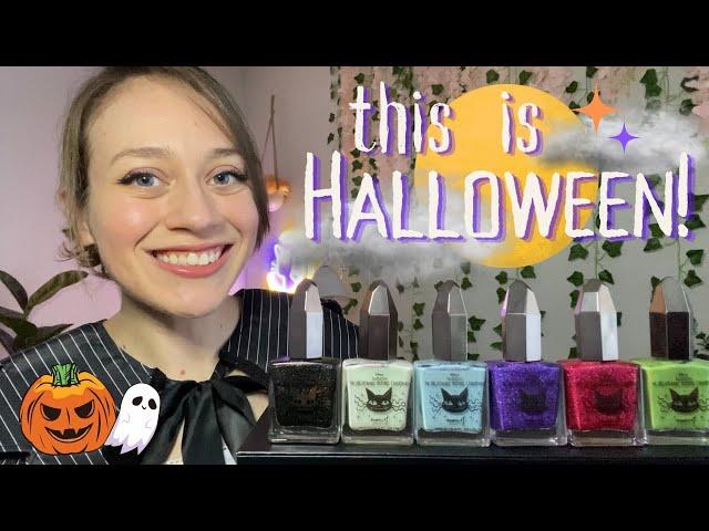 Mooncat’s NIGHTMARE BEFORE CHRISTMAS Collection!!  Swatches, Comparisons + Review!