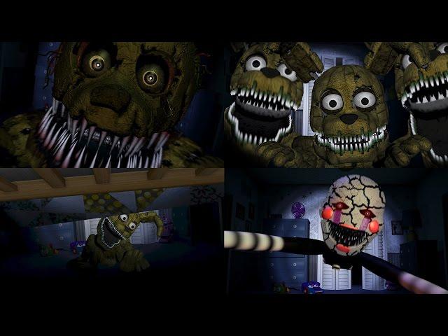 FNaF Custom Jumpscares COMPILATION | FNAF 4 | WayTwo