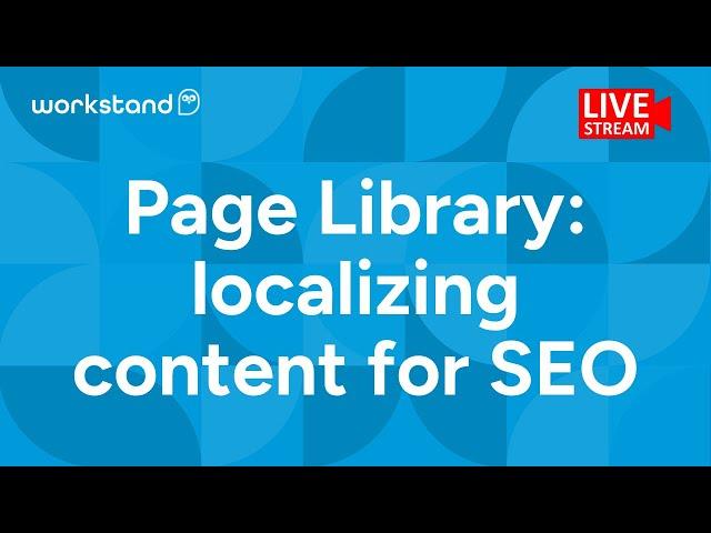 Page Editor: localizing landing page content for improved SEO