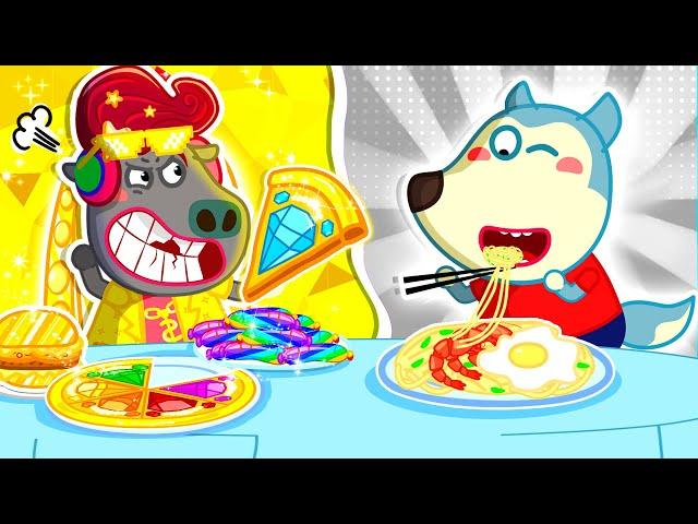 RICH STUDENT VS POOR STUDENT! Wolfoo Learns Rules of Conduct for Kids  Wolfoo Kids Cartoon