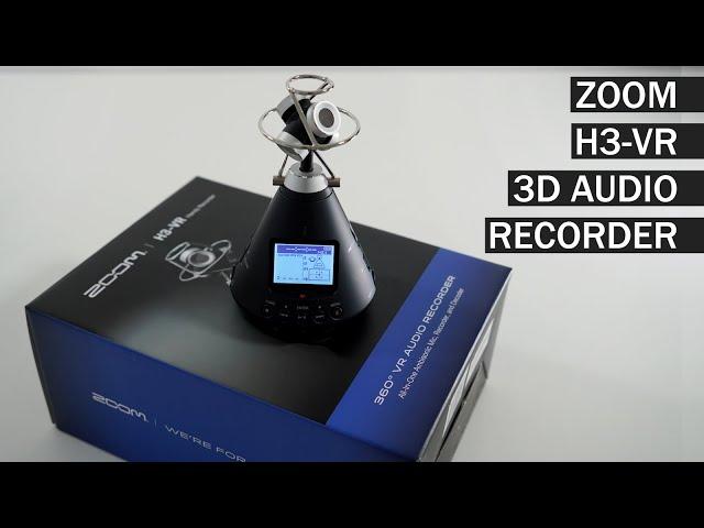 Unboxing & Testing ZOOM H3-VR  360° Ambisonic Audio Recorder - Outdoor Test @ZoomSoundLab