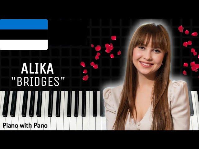 Alika - BRIDGES | Estonia  | Piano Cover | Eurovision 2023