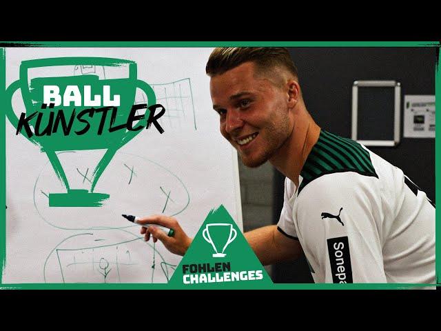 Hannes, was malst du da?! | Ballkünstler mit Nico Elvedi & Hannes Wolf | Borussia