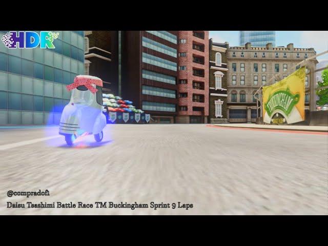 [HDR] Cars 2 The Video Game | Daisu Tsashimi - Battle Race (TM) | Buckingham Sprint 9 Laps