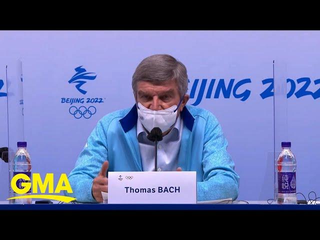 IOC president speaks out about Russian doping scandal l GMA