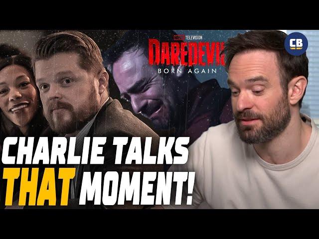 Charlie Cox Talks THAT Moment In Daredevil Born Again Episode 1!