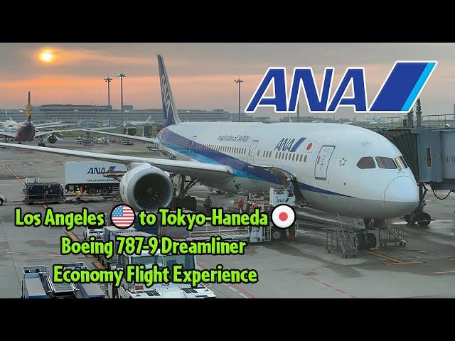 All Nippon Airways (ANA) Boeing 787-9 Los Angeles to Tokyo-Haneda Economy Flight Experience