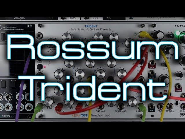 Rossum Electro-Music Trident ( Triton )  // Triple VCO with UNIQUE Analog Tones & Modulation