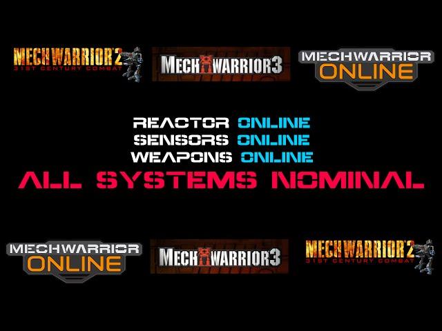 MechWarrior Startup Voice: Reactor Online ... All Systems Nominal