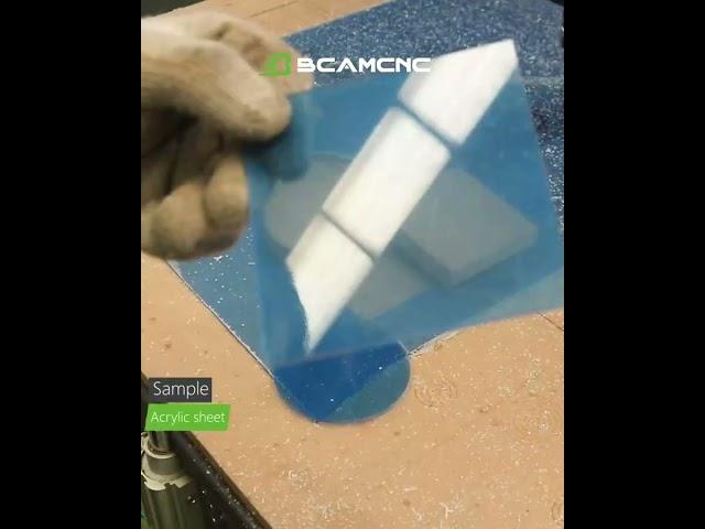 CA Series CNC Router,Cutting acrylic, automatic tool change.