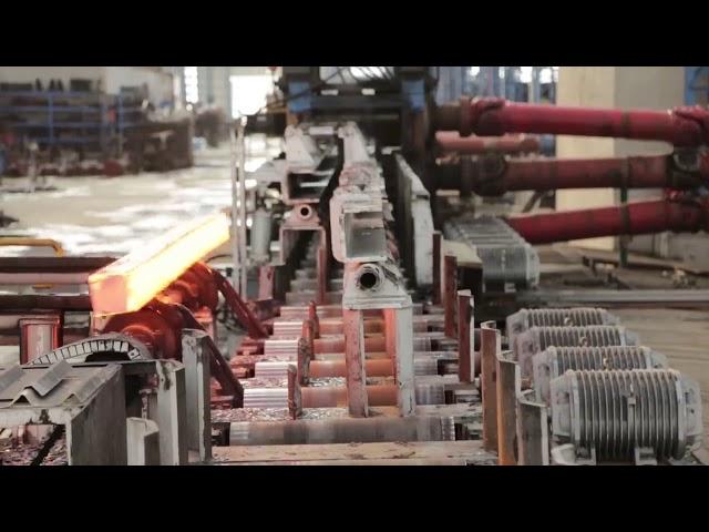 Hot metal rolling introduction video from Kocaer Steel