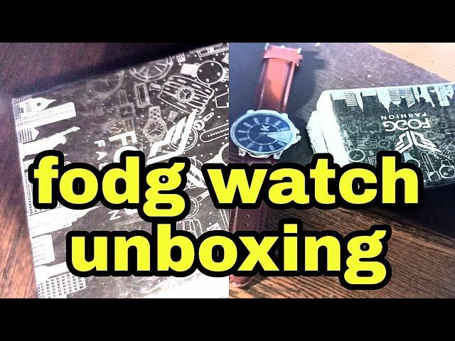 Fodg fashion watch ⌚ unboxing || Gopal tech w || telugu tech hub ||