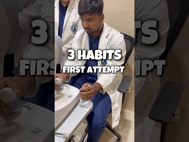 My 3 habits to crack neet in first attempt #neet2025 #neet2026 #aiims #mbbs #neetaspirant #shorts