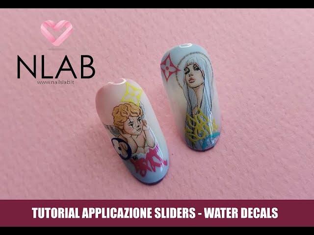 Tutorial applicazione Sliders - Water Decals NailsLab