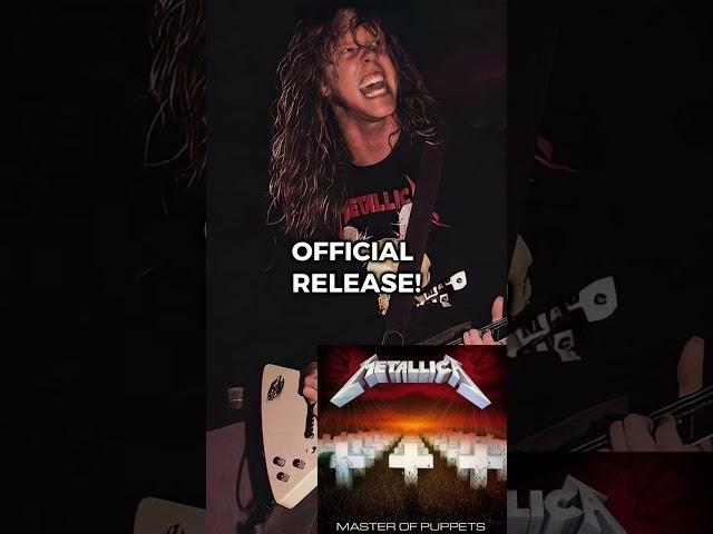 JAMES RIFF TAPES VS OFFICIAL RELEASE (MASTER OF PUPPETS) #metallica #metal #masterofpuppets #guitar