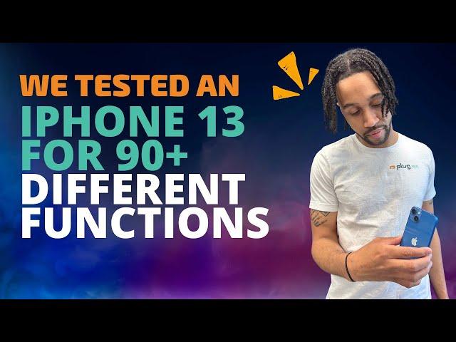 Plug Tech testing an iPhone 14 for 90+ key functions | how we test our iPhone 14s