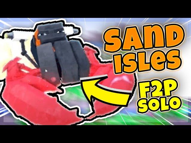 HOW TO SOLO SAND ISLES *F2P STRATEGY* (Toilet Tower Defense) || EASY GUIDE ||