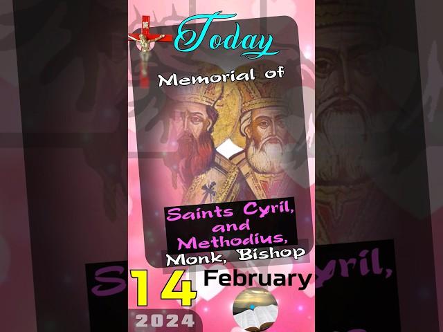 #today- #memorial of #saints Cyril, monk and Mehidius, #Bishop #catholic #faith #greece #czech