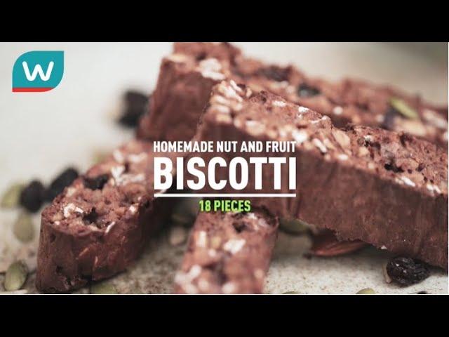 Homemade Nut & Fruit Biscotti Recipe from Nutrabliss by Watsons