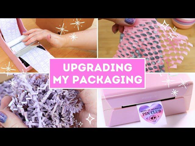  STUDIO VLOG  Upgrading my packaging! // Small business day in the life // Order packing supplies