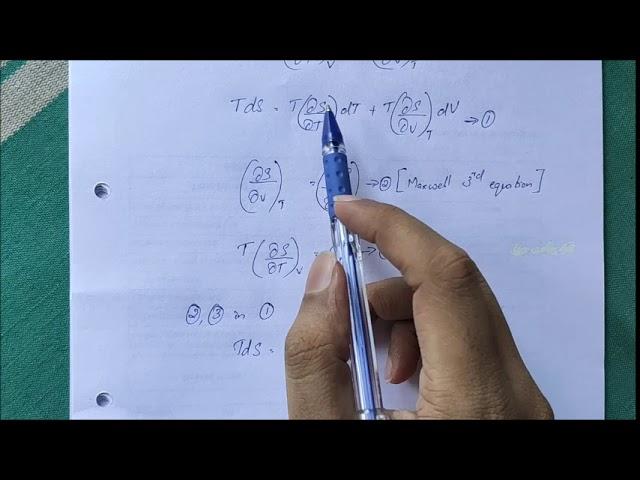 TdS Equation or Entropy Equation