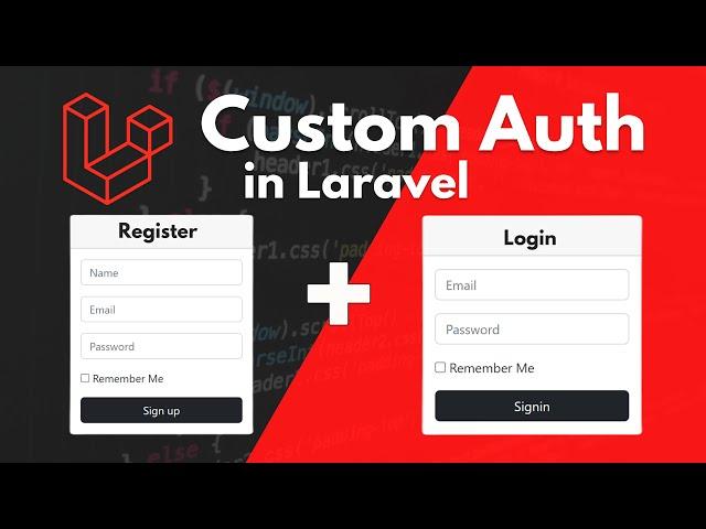 How to create Custom Login Registration in Laravel