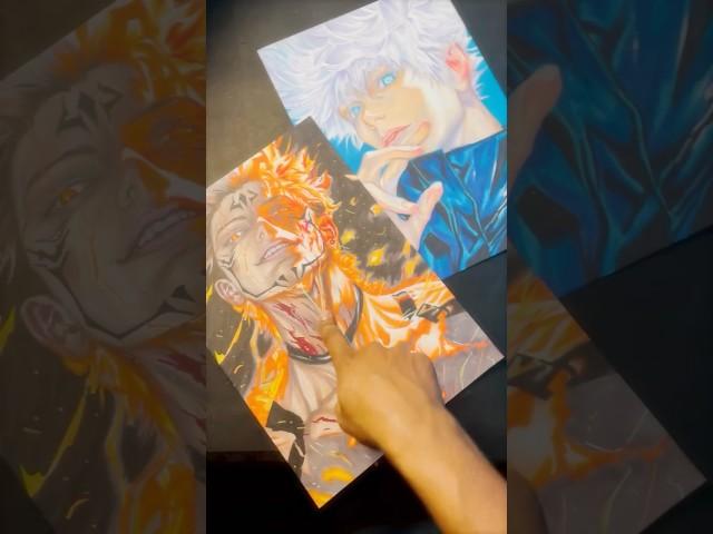 How to make Anime Posters  #shorts #narutoshippuden