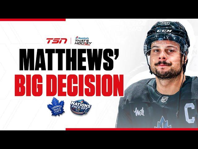 SHOULD MATTHEWS CONSIDER SKIPPING FOUR NATIONS FACE-OFF?