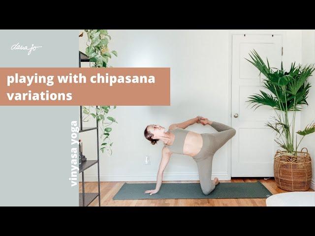 60-min vinyasa flow | playing with chipasana | dana jo yoga