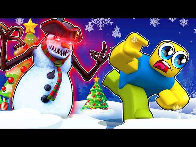 CAN I ESCAPE THE NORTH POLE FRIENDS??? (ROBLOX RAINBOW FRIENDS GAME)