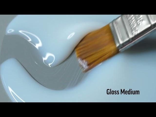 Three Fluid Mediums for Altering [Acrylic] Paints