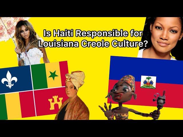 Does Louisiana Creole culture & language come from Haiti?