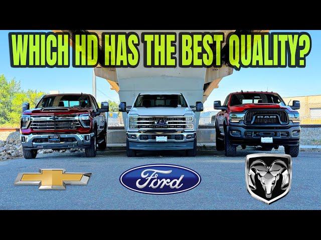 Chevy HD V Ford SD V RAM HD: Which HD Truck Has The Top Quality For 2024?