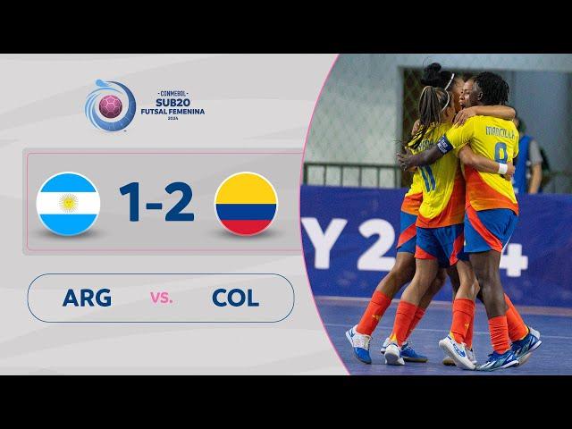 ARGENTINA vs. COLOMBIA [1-2] | RESUMEN | CONMEBOL SUB20FSFEM | SEMIFINAL