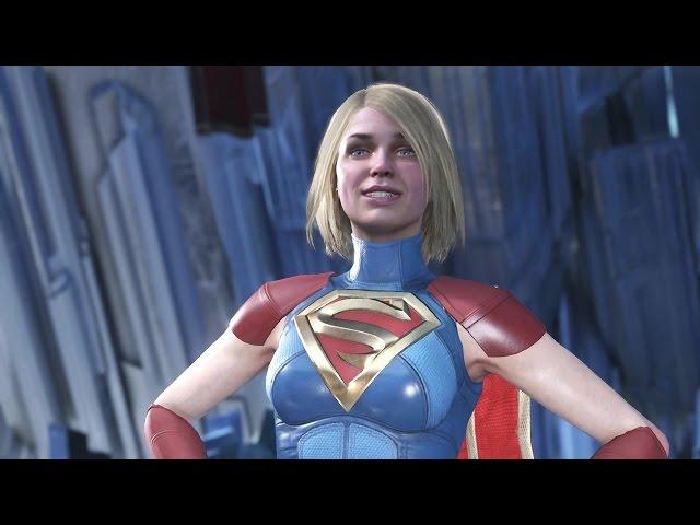 Injustice 2 : Supergirl All Intro Dialogues