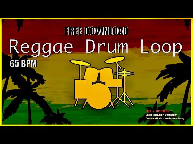 Reggae Drum Loop 65 BPM (FREE DOWNLOAD)