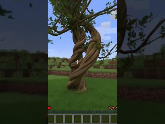 Minecraft Reality vs Ultra Realistic Tree #shorts #youtubeshorts #viral