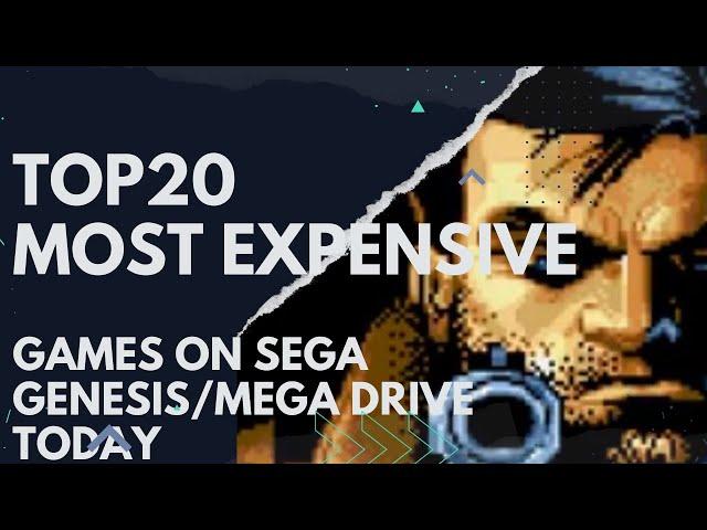 TOP20 MOST EXPENSIVE SEGA GENESIS/MEGA DRIVE GAMES TODAY