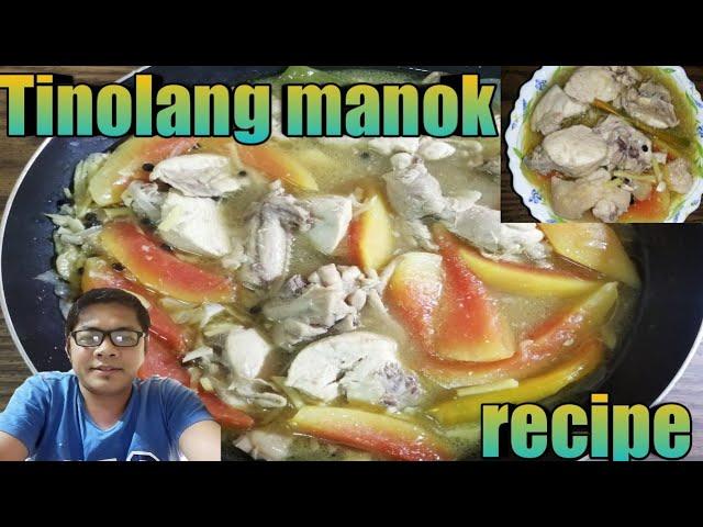 Tinolang manok/chicken tinola recipe/ #henryabagvlog